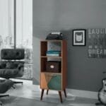 Display Unit Cum Book Shelf in Oak