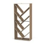 Book Shelf Cum Display Unit in Brown Finish - image 4