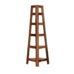 Display Unit Cum Corner Shelf In Honey Finish - image 5