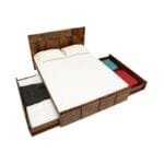 Bergen Solid Wood Queen Size Bed - image 5