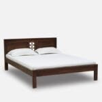 Solid Wood Bed in Provincial Teak Finish - image 2