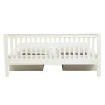 Blanche Solid Wood King Size Bed with Storage in White Finish - image 6