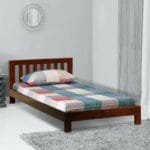 Orian Solid Wood Single Bed In Honey Oak Finish
