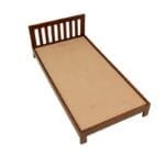 Orian Solid Wood Single Bed In Honey Oak Finish - image 5