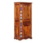 Siramika Solid Wood 1 Door Wardrobe - image 3