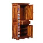 Siramika Solid Wood 1 Door Wardrobe - image 4