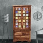 Siramika Solid Wood 2 Door Wardrobe Rustic
