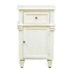 Landis Solid Wood Bedside Cabinet In White Finish - image 2