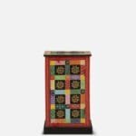 Ethan Solid Wood Hand-Painted Bedside Table - image 2