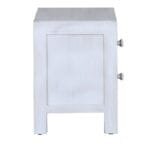 Verona Solid Wood Bedside Chest In Distress Finish - image 4