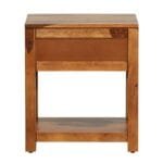 Nuevo Solid Wood Bedside In Honey Oak Finish - image 5