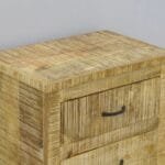 chest of drawers with drawers, mango wood - image 3