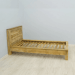 Single bed solid mango wood