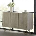 3 Door Large Light Mango Sideboard