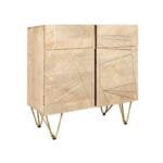 Small 2 Door Light Mango Sideboard - image 2