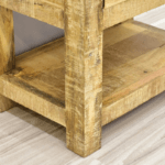 Bedside table solid mango wood - image 3