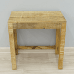 Stool solid mango wood