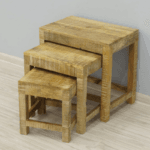 Stool Solid Mango Wood - image 2