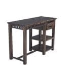 Solid Sheesham Wood Kuber Study Table Walnut - image 5