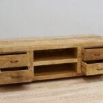 TV chest of drawers mango wood - image 2