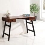 Madrid Solidwood Study Table Walnut Color