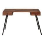 Madrid Solidwood Study Table Walnut Color - image 2