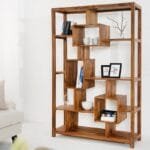 Solid Wood Cube Geo Bookshelves