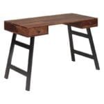 Madrid Solidwood Study Table Walnut Color - image 3