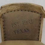 Chair upholstered seat backrest solid wood - image 2