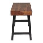 Madrid Solidwood Study Table Walnut Color - image 4