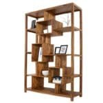 Solid Wood Cube Geo Bookshelves - image 3