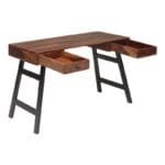 Madrid Solidwood Study Table Walnut Color - image 6
