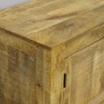 TV cabinet solid mango wood - image 5