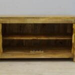 TV cabinet solid mango wood - image 4