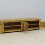 TV cabinet solid mango wood - image 3